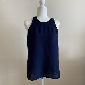 J. Crew Navy Blue Viscose Tank